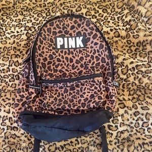 RARE pink victoria’s secret backpack